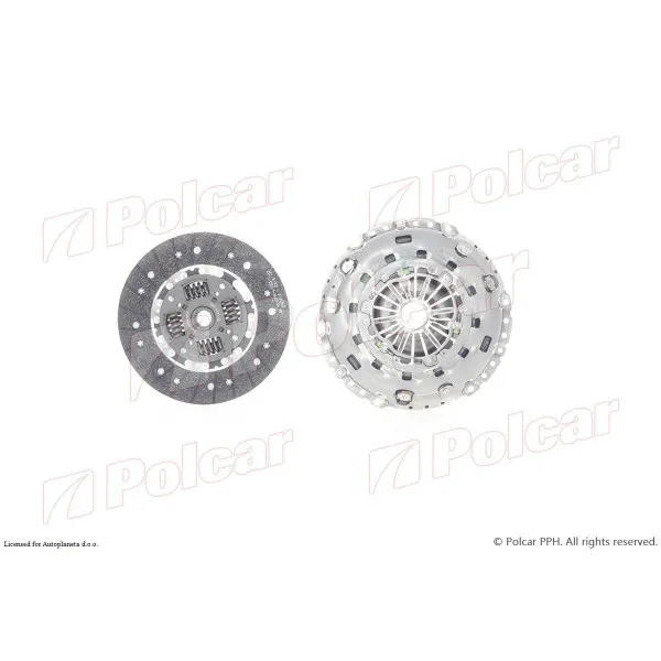 Kvačilo/komplet za zamenu (korpa lamela druk-lager) FORD TRANSIT (V347/8), 06-13; 