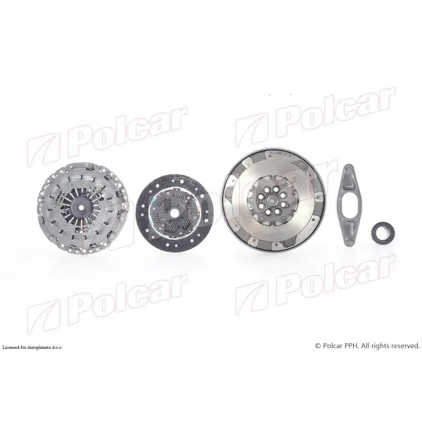 Kvačilo/komplet za zamenu (korpa lamela druk-lager) BMW 3 (E90/91/92/93), 04-13; X1 (E84), 09-15; X3 (E83), 04-10; 