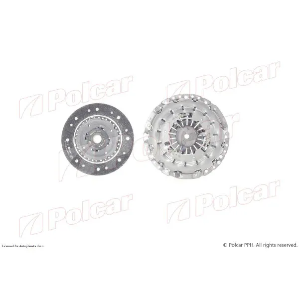 Kvačilo/komplet za zamenu (korpa lamela druk-lager) BMW 1 (E81/E82/E87/E88), 04-13; 3 (E90/91/92/93), 04-13; X1 (E84), 09-15; 