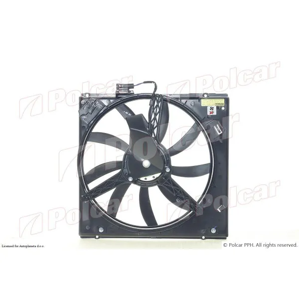 Ventilator hladnjaka sa nosačem RENAULT TWINGO (C06), 93-06; 