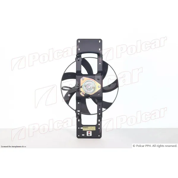 Ventilator hladnjaka sa nosačem RENAULT 19 (53), 88-96; CLIO I (B57/C57), 90-98; 