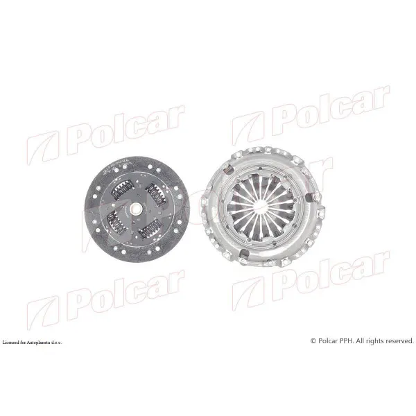 Kvačilo/komplet za zamenu (korpa lamela druk-lager) PEUGEOT 307 (3_), 01-08; 