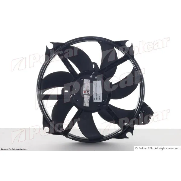 Ventilator hladnjaka sa nosačem RENAULT MEGANE III (Z), 08-16; SCENIC (JZ), 09-16; 