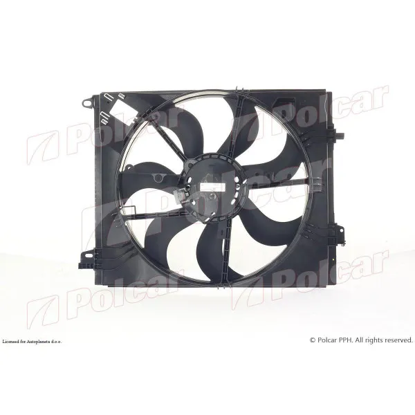 Ventilator hladnjaka sa nosačem RENAULT MEGANE IV, 16-; SCENIC/GRAND SCENiC, 16-; TALISMAN, 16-; 