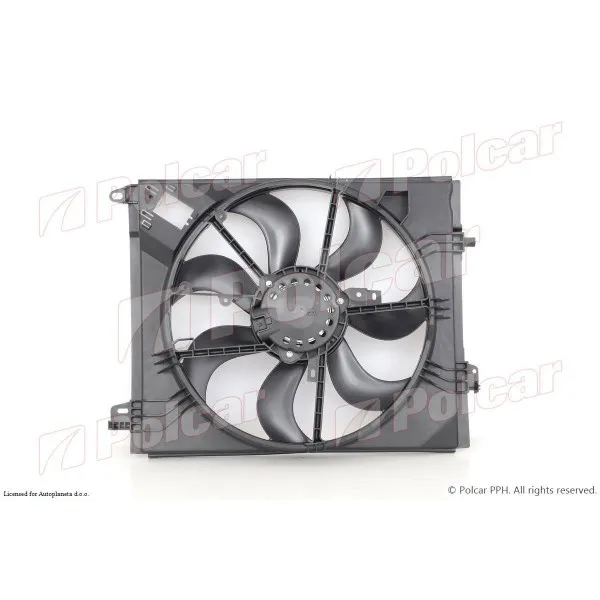 Ventilator hladnjaka sa nosačem RENAULT MEGANE IV, 16-; SCENIC/GRAND SCENiC, 16-; TALISMAN, 16-; 