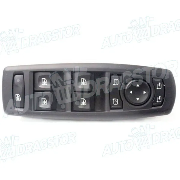 Prekidač za regulaciju prozora I retrovizora RENAULT LAGUNA III (T), 07-15; MEGANE III (Z), 08-16; 