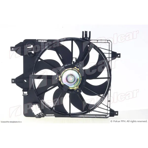 Ventilator hladnjaka sa nosačem NISSAN, RENAULT 