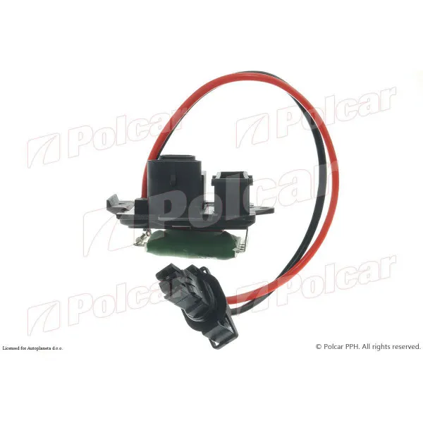 Reostat ventilatora kabine RENAULT CLIO II (B0/1/2), 98-12; SYMBOL, 08-13; THALIA (LB0/1/2), 99-08; 