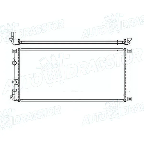 Hladnjak NISSAN, OPEL, RENAULT 