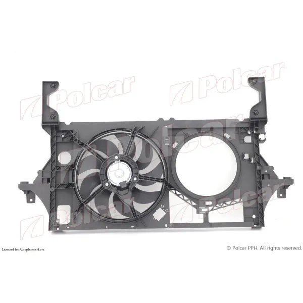 Ventilator hladnjaka sa nosačem NISSAN, OPEL, RENAULT 