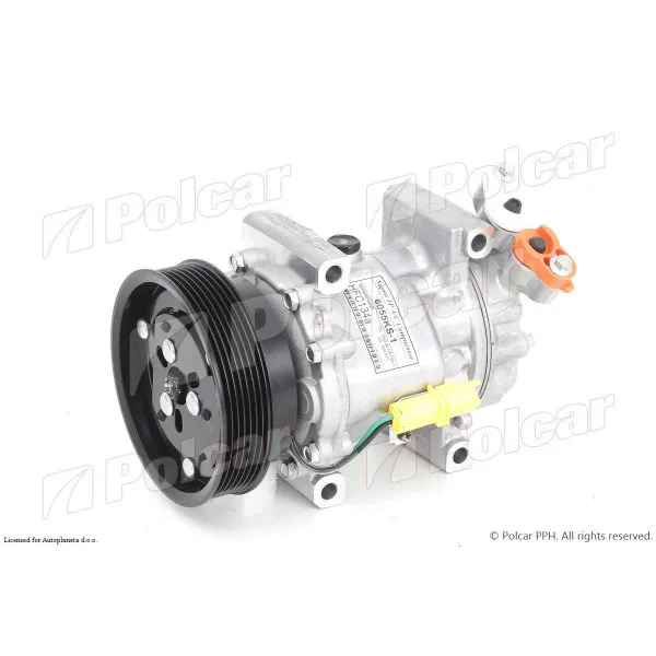 Kompresor klime RENAULT CLIO III (R0/1), 05-14; MODUS (F/JP0), 04-12; TWINGO (N), 07-14; WIND, 10-; 