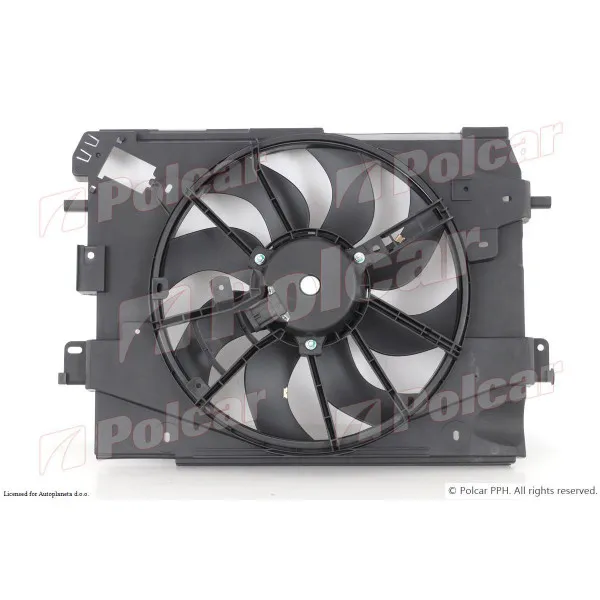 Ventilator hladnjaka sa nosačem DACIA, RENAULT 