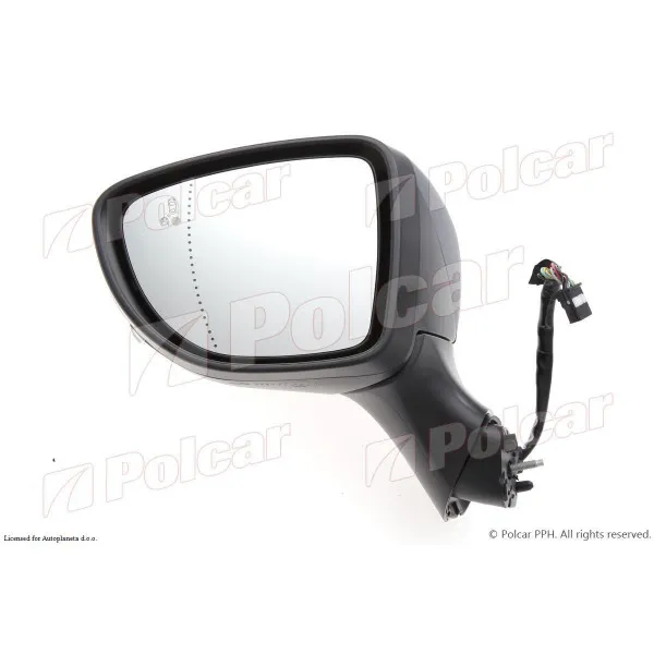 Retrovizor na vratima RENAULT CLIO IV, 12-19; 