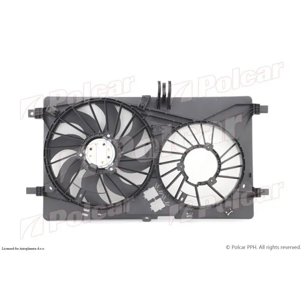 Ventilator hladnjaka sa nosačem NISSAN, OPEL, RENAULT 