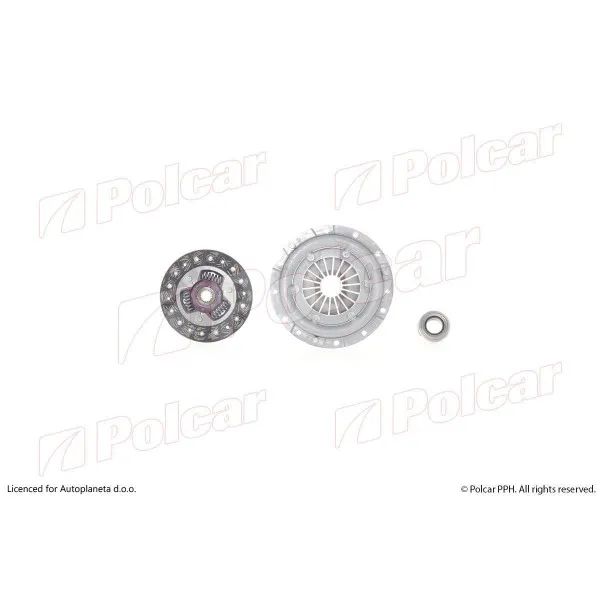 Kvačilo/komplet za zamenu (korpa lamela druk-lager) DAIHATSU CUORE (L251), 03-07; CUORE (L7), 99-03; MOVE (L6/L9), 96-00; SIRION (M1), 98-05; YRV (M2), 00-06; 