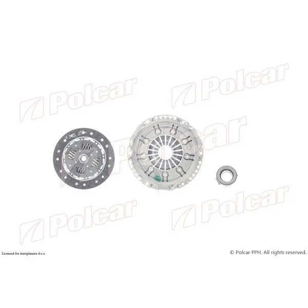 Kvačilo/komplet za zamenu (korpa lamela druk-lager) OPEL AGILA (H00), 00-08; 