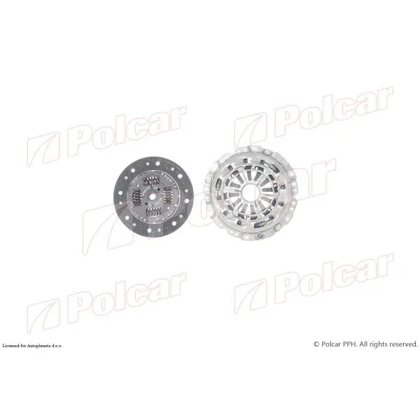 Kvačilo/komplet za zamenu (korpa lamela druk-lager) OPEL ASTRA H (A04), 03-14; MERIVA (X03), 03-10; SIGNUM (Z03), 03-08; VECTRA C (Z02), 02-09; ZAFIRA B (T98), 