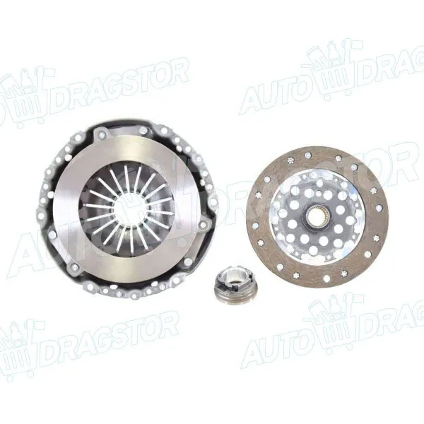 Kvačilo/komplet za zamenu (korpa lamela druk-lager) MERCEDES C-KLASSE (W202), 93-01; W124/E-KLASSE, 84-96; 