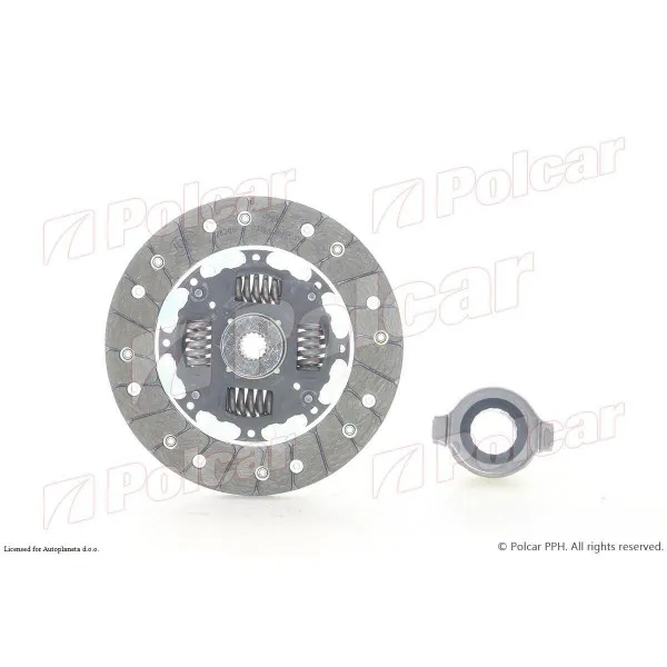 Kvačilo/komplet za zamenu (korpa lamela druk-lager) NISSAN 100NX (B13), 90-94; ALMERA (N15), 95-00; ALMERA (N16), 00-07; SUNNY (N14/Y10) 91-94; 