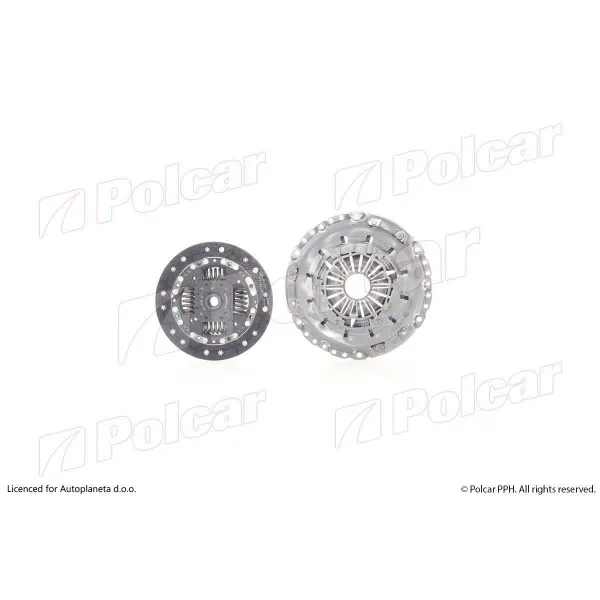 Kvačilo/komplet za zamenu (korpa lamela druk-lager) FORD FIESTA (JHS), 02-08; FUSION (JUS), 02-12; 