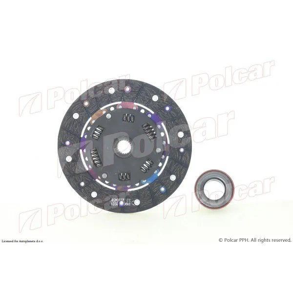 Kvačilo/komplet za zamenu (korpa lamela druk-lager) VOLVO 200 (P242/P244/P262/P264), 74-93; 700 (704/744/745/764/765/780), 81-92; 940/960, 90-97; 