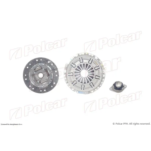 Kvačilo/komplet za zamenu (korpa lamela druk-lager) AUDI A4 (B8/8K), 07-16; A5 (B8/8T/F), 07-16; 
