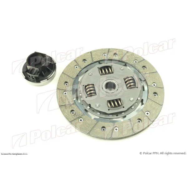 Kvačilo/komplet za zamenu (korpa lamela druk-lager) LAND ROVER 110, 83-89; 90, 83-89; DEFENDER (LD), 90-16; DISCOVERY (LJ/LT), 89-97; RANGE ROVER (AE/AN/HAA/HA 