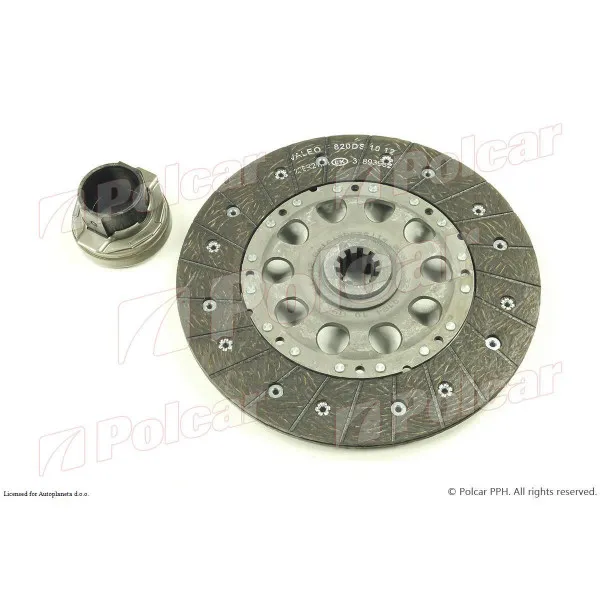 Kvačilo/komplet za zamenu (korpa lamela druk-lager) BMW 3 (E36), 90-00; 5 (E39), 96-04; 7 (E38), 94-01; Z3 (E36/7/E36/8), 95-03; 