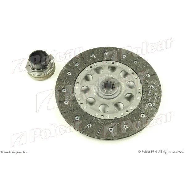 Kvačilo/komplet za zamenu (korpa lamela druk-lager) BMW 5 (E39), 96-04; 