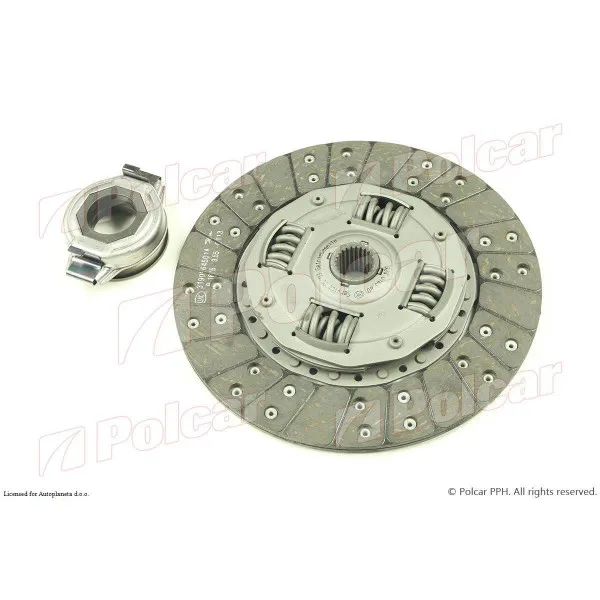 Kvačilo/komplet za zamenu (korpa lamela druk-lager) NISSAN FRONTIER (D22), 98-15; NAVARA (D22), 98-02; PICKUP (D22), 98-15; TERRANO I (WD21), 86-95; 