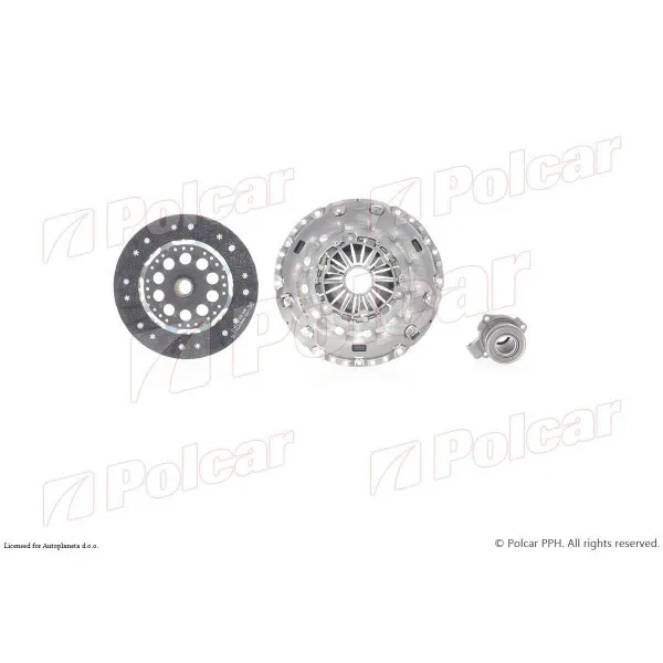 Kvačilo/komplet za zamenu (korpa lamela druk-lager) OPEL SIGNUM (Z03), 03-08; VECTRA C (Z02), 02-09; 