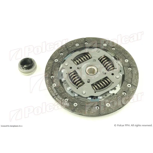 Kvačilo/komplet za zamenu (korpa lamela druk-lager) CITROËN, FIAT, PEUGEOT 