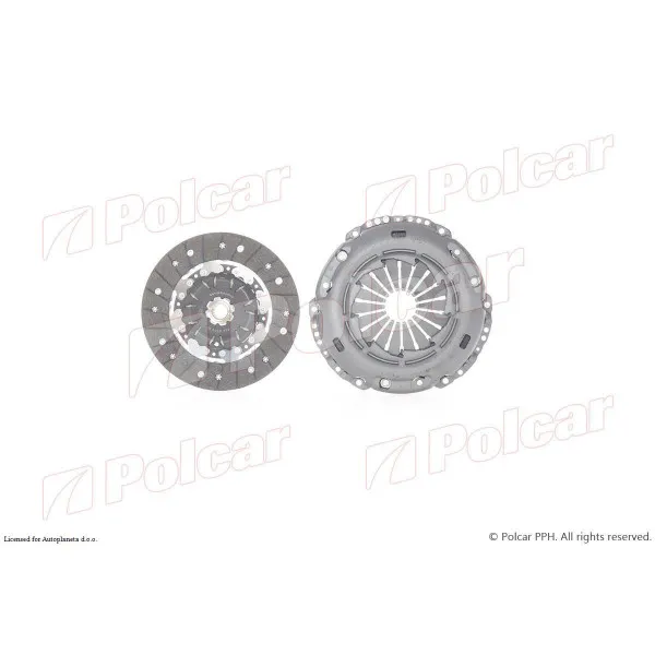 Kvačilo/komplet za zamenu (korpa lamela druk-lager) MERCEDES C-KLASSE (W203), 00-07; CLK-KLASSE (C209), 02-10; E-KLASSE (W211), 02-09; 