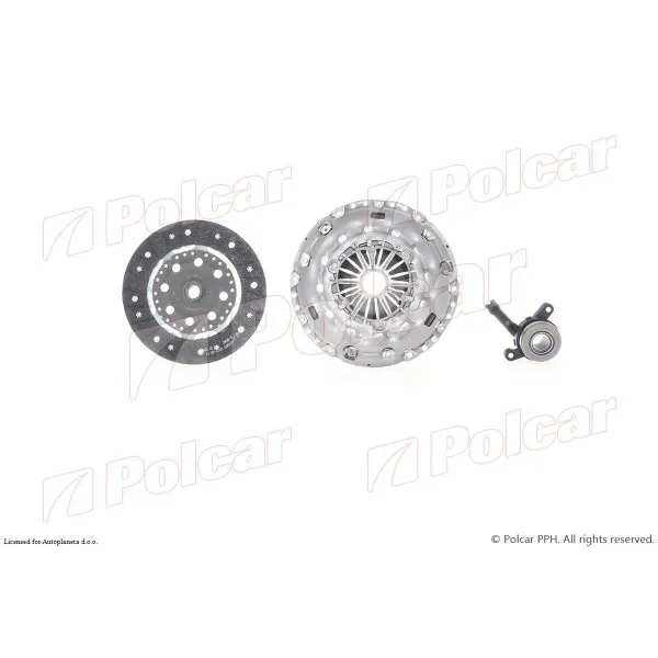 Kvačilo/komplet za zamenu (korpa lamela druk-lager) MITSUBISHI GRANDIS (NAOW), 04-11; LANCER (CY0), 07-; 