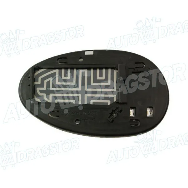 Staklo retrovizora sa nosačem ROVER/MG 25 (RF), 99-05; 45 (RT), 99-05; 