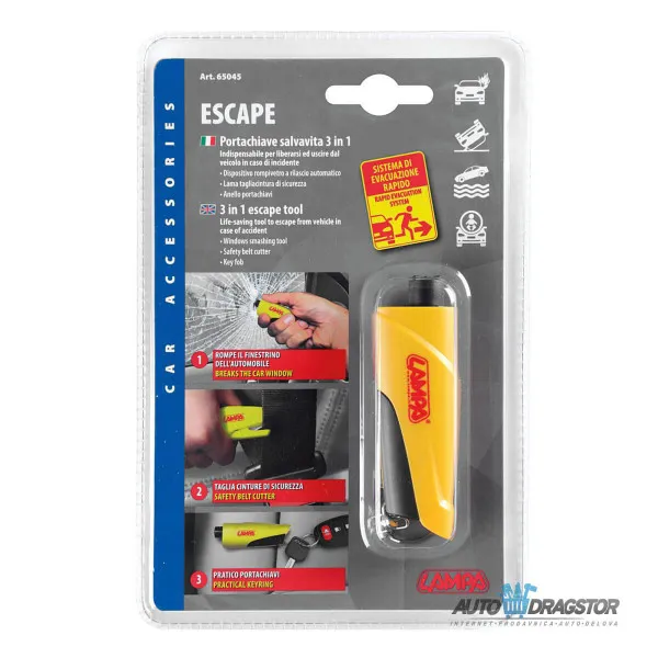 3u1 SIGURNOSNI KOMPLET (ČELIĆ ZA RAZBIJANJE SIGURNOSNOG STAKLA,NOŽ ZA SEČENJE SIGURNOSNOG POJASA,PRI 