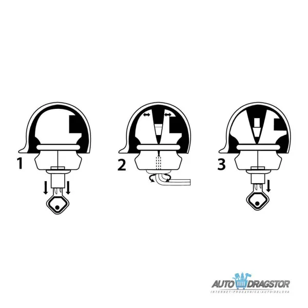 BRAVA ZA ZAKLJUČAVANJE PRIKOLICE 