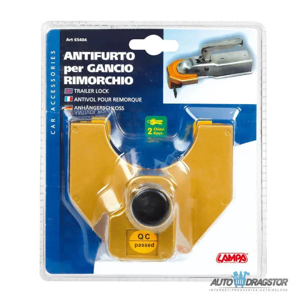 BRAVA ZA ZAKLJUČAVANJE PRIKOLICE 