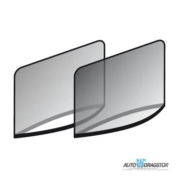 ZAŠTITA OD SUNCA BOČNA ŠIRINA 80-120/VISINA 58CM ZA SUV/4x4 VOZILA  2KOM 