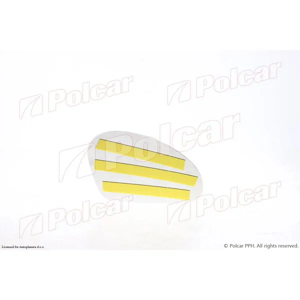Staklo retrovizora SEAT ALTEA (5P1/5P5), 04-15; CORDOBA (6L), 02-09; IBIZA (6L), 02-08; LEON (1M1), 99-05; TOLEDO (1M), 99-04; TOLEDO (5P2), 04-10; 