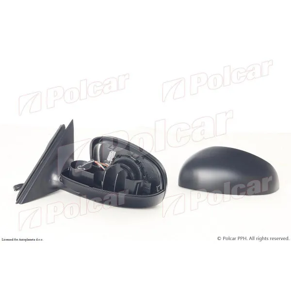 Retrovizor na vratima SKODA FABIA (5J), 07-15; 