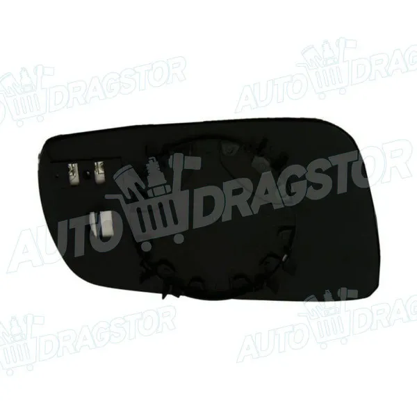 Staklo retrovizora sa nosačem SKODA OCTAVIA (1U2/1U5), 96-10; SUPERB (3U4), 02-08; 