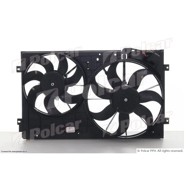 Ventilator hladnjaka sa nosačem AUDI, SEAT, SKODA, VOLKSWAGEN 