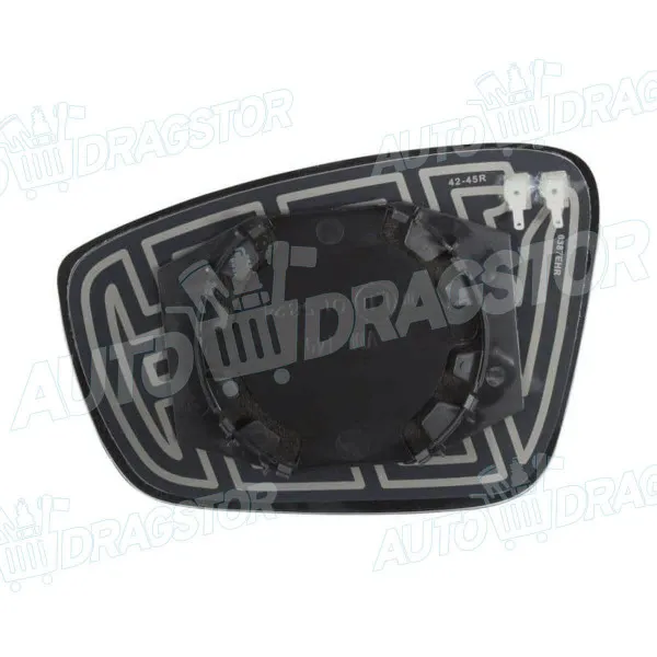 Staklo retrovizora sa nosačem SEAT, SKODA 