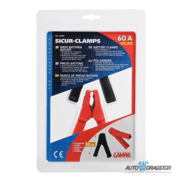 KLJEŠTA ZA START KABLOVE 2KOM 60A  10CM 