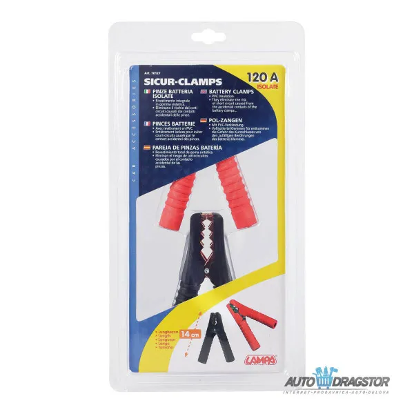 KLJEŠTA ZA START KABLOVE 2KOM 120A  14CM 