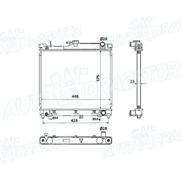 Hladnjak SUZUKI JIMNY (FJ), 98-18; 