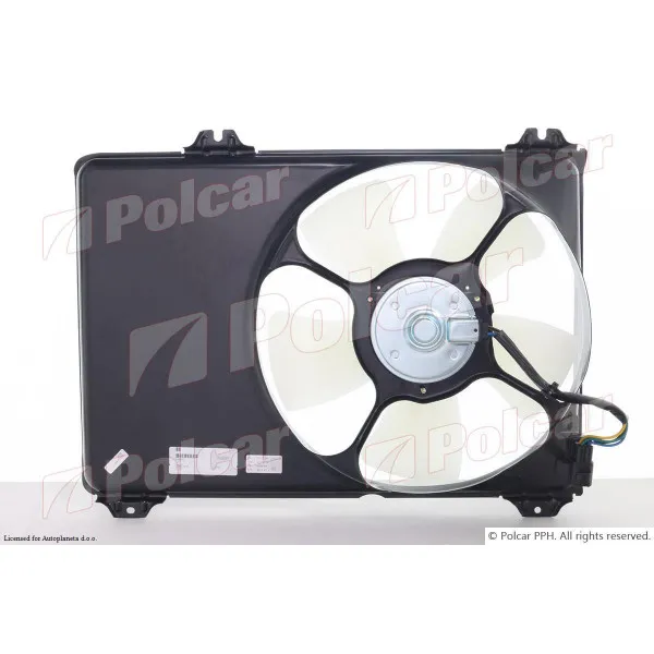 Ventilator hladnjaka sa nosačem SUZUKI SWIFT (FZ/NZ), 10-17; SWIFT (SG), 05-10; 