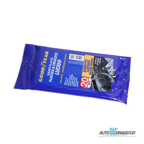 VLAŽNE MARAMICE ZA PLASTIČNE DELOVE 20KOM 