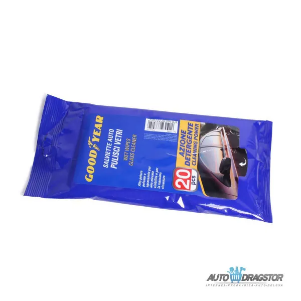 VLAŽNE MARAMICE ZA STAKLO 20KOM 